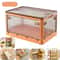 Foldable Storage Box Dormitory And Home Universal With Wheels Thick Stackable Plastic Storage Box F 6