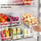 Clear Fridge Organizer Bins Refrigerator Organizer For Food Vegetables Drinks Fridge Storage Contai 2
