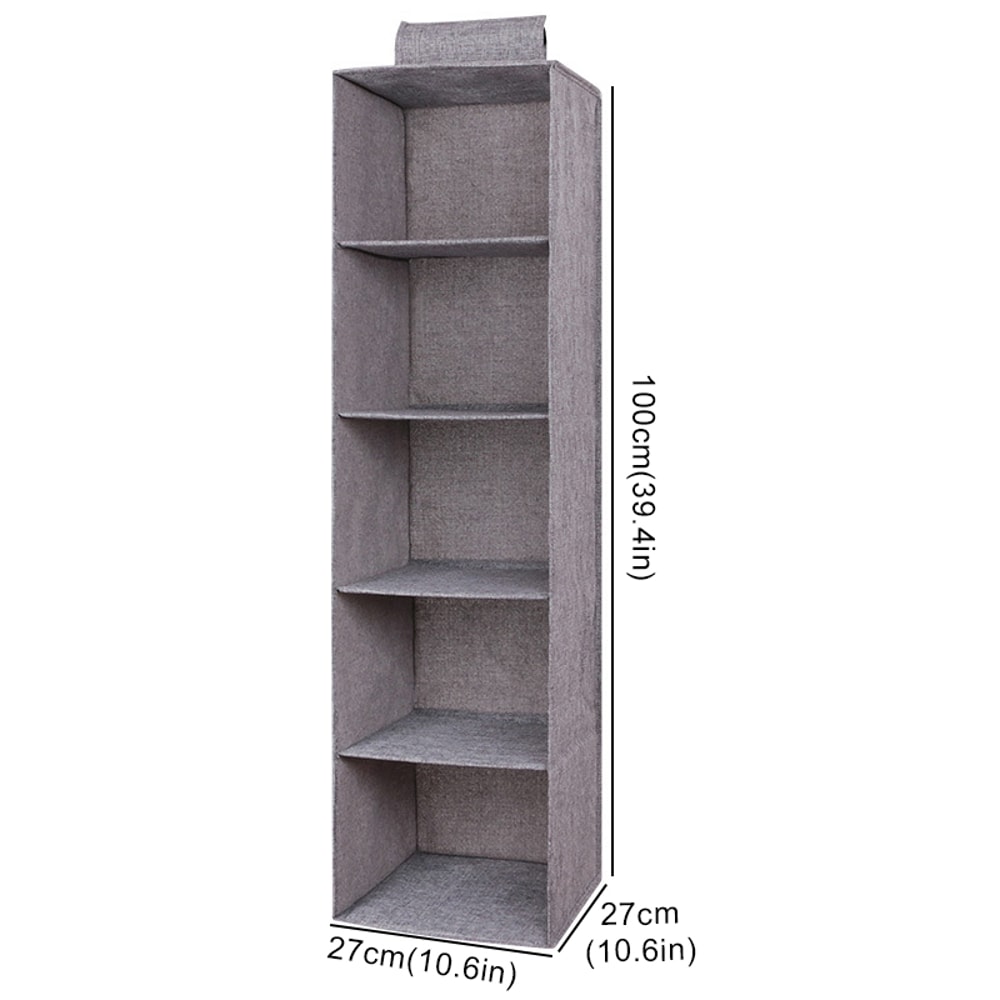 Wardrobe Hanging Storage Bag Interlayer Drawer Type Organizer Collapsible Storage Shelves Closet Or 13