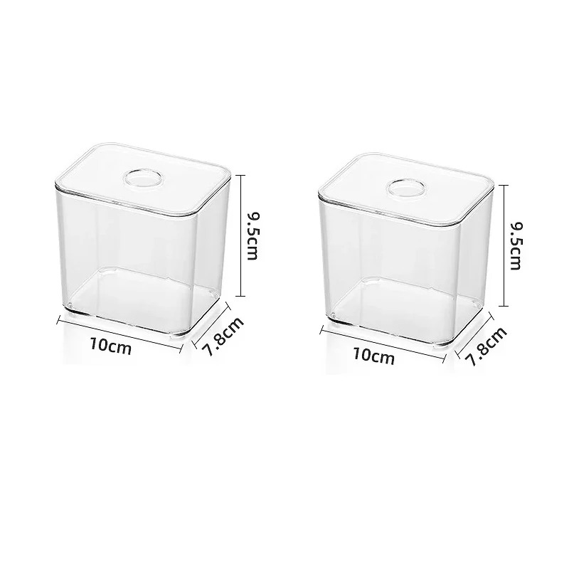 Clear Drawer Organizer Sets, Acrylic Box Storage, Transparent Storage Bins, Plastic Makeup Organizer, Stationery Storage