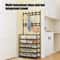 Five Layer Shoe Rack, Simple Shoe Rack, Multifunctional Clothes Rack, Household Integrated Storage Rack, 2 piece Coat