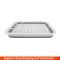 Foldable Dish Rack, Kitchen Storage, Water Leakage, Plastic Tableware, Drain Bowl Tray for Dinnerware, Home Drying Rack