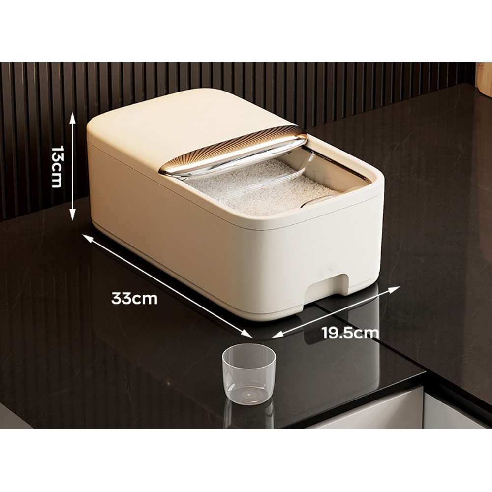 Rice Storage Box With Lid Insect Proof Moisture Proof Grain Jar Sealed Kitchen Container For Storin 6