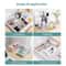 Drawer Organizers Set For Bedroom Dresser Clear Plastic Desk Dividers Office Storage Box For Makeup 4