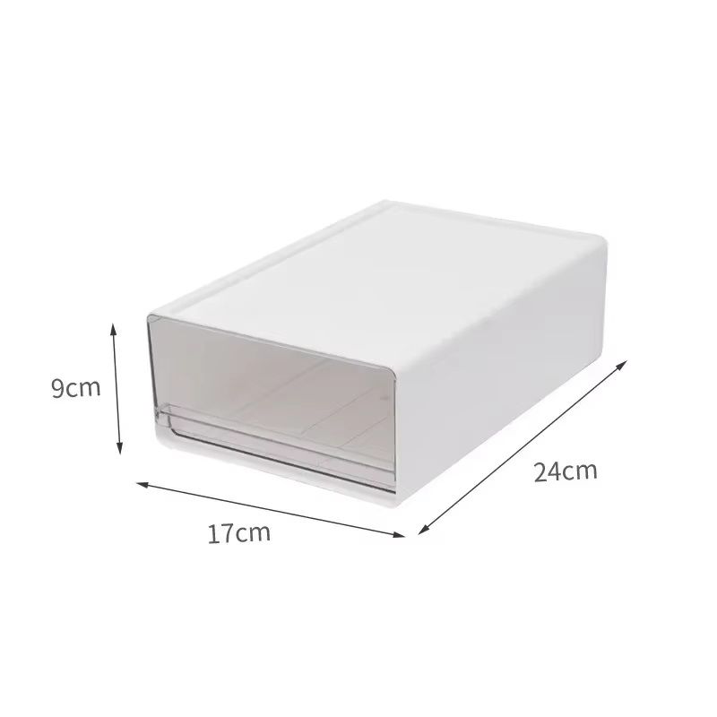Transparent Desktop Storage Box Drawer Type Office File Storage Box Bedroom Study Stack Combination 7