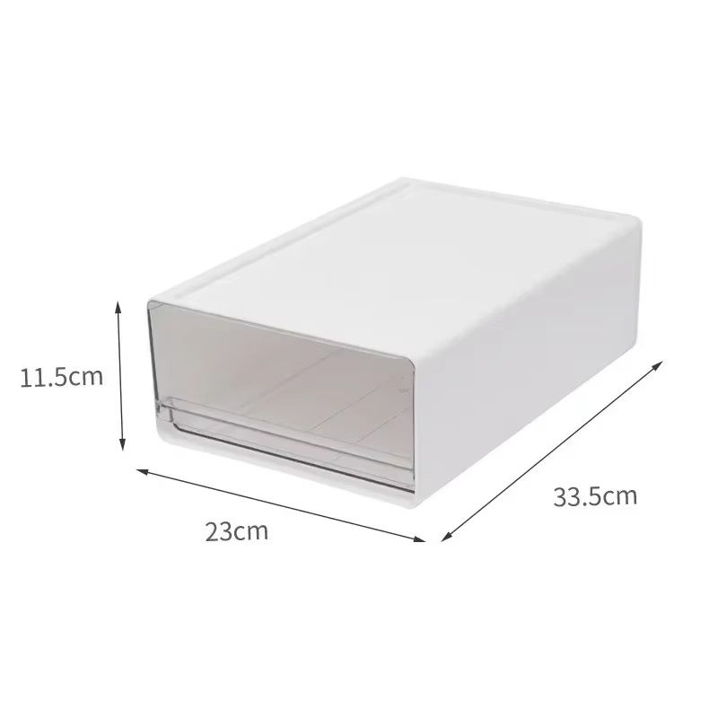 Transparent Desktop Storage Box Drawer Type Office File Storage Box Bedroom Study Stack Combination 8