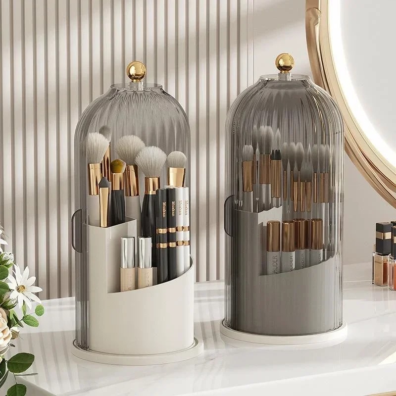 Makeup Brush Holder, Desktop Makeup Organizer, Cosmetic Storage Box, Lipstick Eyebrow Pencil Holder, Jewelry Container