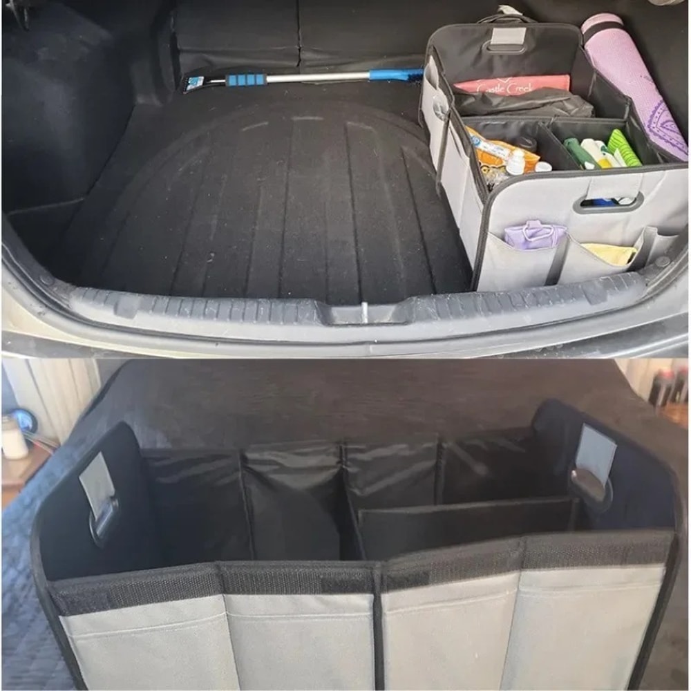 Car Storage Box Large Capacity Trunk Storage Box Foldable Oxford Cloth Storage Box For Easy Organiz 1