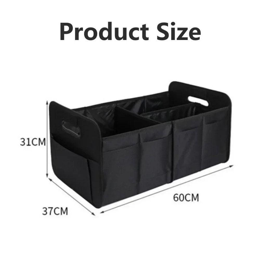 Car Storage Box Large Capacity Trunk Storage Box Foldable Oxford Cloth Storage Box For Easy Organiz 3