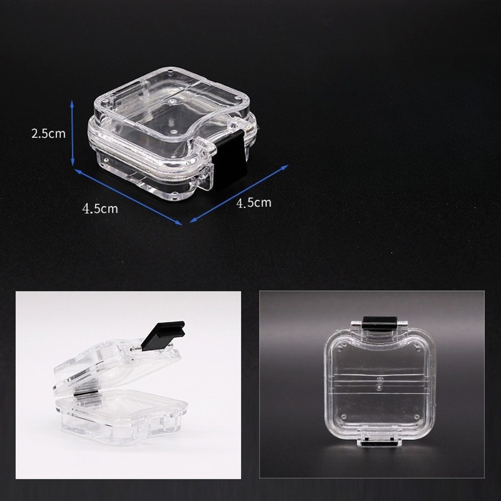 30pcs Dental Membrane Box Crown Box With Latch Membrane Showcase Dental Crown And Bridge Box Dentur 5