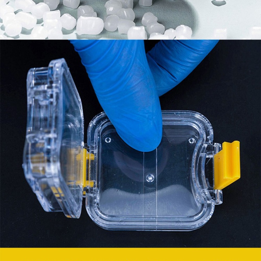 30pcs Dental Membrane Box Crown Box With Latch Membrane Showcase Dental Crown And Bridge Box Dentur 3