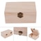 Color Scotch Plain Wood Wooden Square Hinged Storage Boxes Craft Gift Box Handmade Case Box For Sto 3