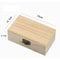 Color Scotch Plain Wood Wooden Square Hinged Storage Boxes Craft Gift Box Handmade Case Box For Sto 6