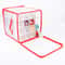 Christmas Ornament Storage Box With Zipper Xmas Ball Storage Tote Box For Ornaments Secure And Conv 0
