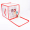 Christmas Ornament Storage Box With Zipper Xmas Ball Storage Tote Box For Ornaments Secure And Conv 0