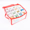 Christmas Ornament Storage Box With Zipper Xmas Ball Storage Tote Box For Ornaments Secure And Conv 2