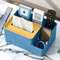 Multifunctional Desktop Tissue Storage Box, Remote Control Organizer, Living Room & Coffee Table Storage Box for Easy