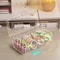 Hair Accessories Organizer Acrylic Storage Box Clear Hair Tie Organizer For Headband Cosmetic Stora 3