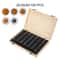 Adjustable Wooden Coin Storage Box Commemorative Coin Holder With Adjustment Pad Coin Collection Ca 2