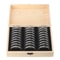 Adjustable Wooden Coin Storage Box Commemorative Coin Holder With Adjustment Pad Coin Collection Ca 0