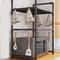 MultiLayer Kitchen Storage Rack Condiment Organizer Shelf Microwave Shelf Simple Countertop Tidying