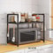 MultiLayer Kitchen Storage Rack Condiment Organizer Shelf Microwave Shelf Simple Countertop Tidying