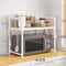 MultiLayer Kitchen Storage Rack Condiment Organizer Shelf Microwave Shelf Simple Countertop Tidying