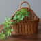 Wall Mounted Vegetable And Fruit Basket Simulated Rattan Hanging Basket Home Decoration Plastic Wal 4