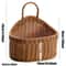 Wall Mounted Vegetable And Fruit Basket Simulated Rattan Hanging Basket Home Decoration Plastic Wal 8