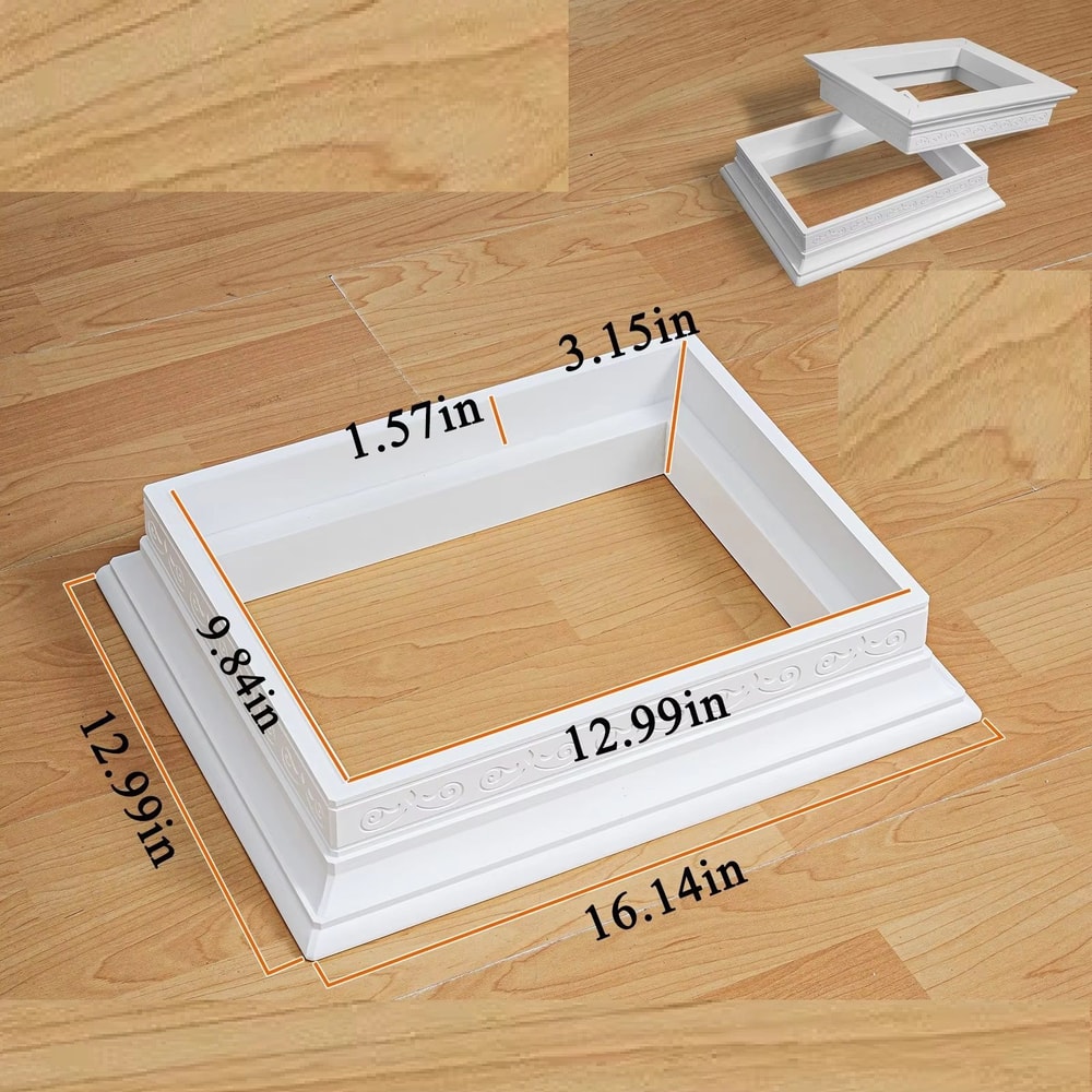 Eary Display Case With Roman Column Base Acrylic Display Box For Zimomo Dolls Transparent Dustproof 8