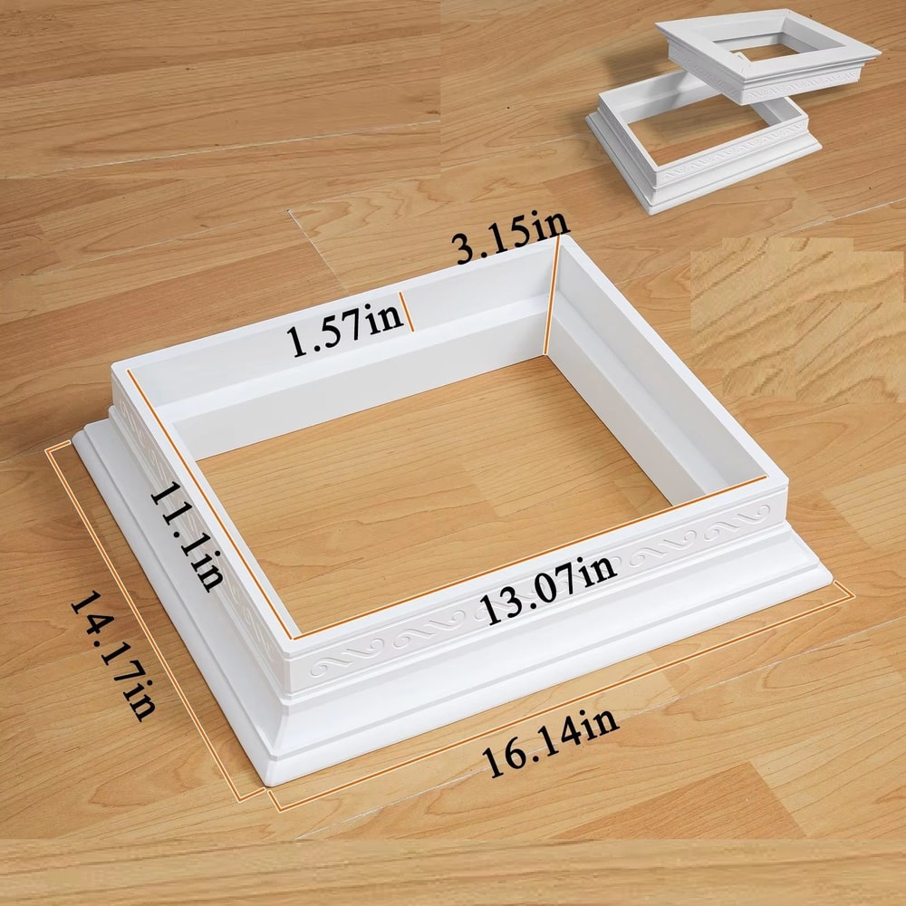 Eary Display Case With Roman Column Base Acrylic Display Box For Zimomo Dolls Transparent Dustproof 7