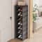 MultiLayer Shoe Cabinet Stackable Adjustable Storage Cabinet For Corner Entrances Compartment Cloth