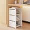 MultiLayer Shoe Cabinet Stackable Adjustable Storage Cabinet For Corner Entrances Compartment Cloth
