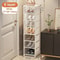 MultiLayer Shoe Cabinet Stackable Adjustable Storage Cabinet For Corner Entrances Compartment Cloth