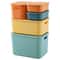 Plastic Storage Box Jewelry Lipstick Organizer Toy Underwear Stackable Baskets Colorful Desktop Sna