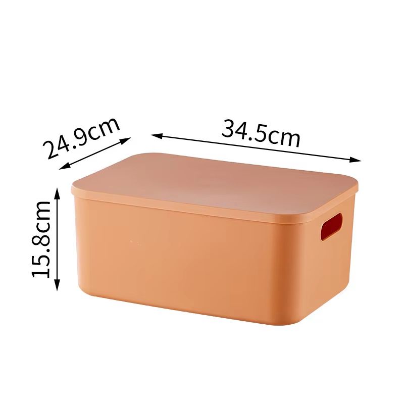 Plastic Storage Box Jewelry Lipstick Organizer Toy Underwear Stackable Baskets Colorful Desktop Sna 9