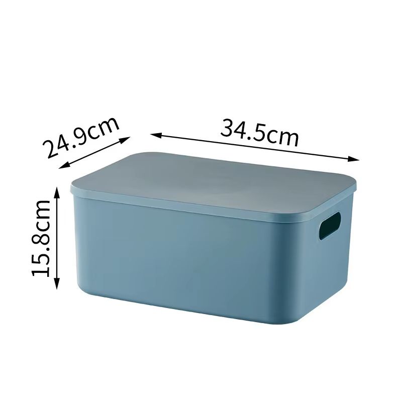 Plastic Storage Box Jewelry Lipstick Organizer Toy Underwear Stackable Baskets Colorful Desktop Sna 14