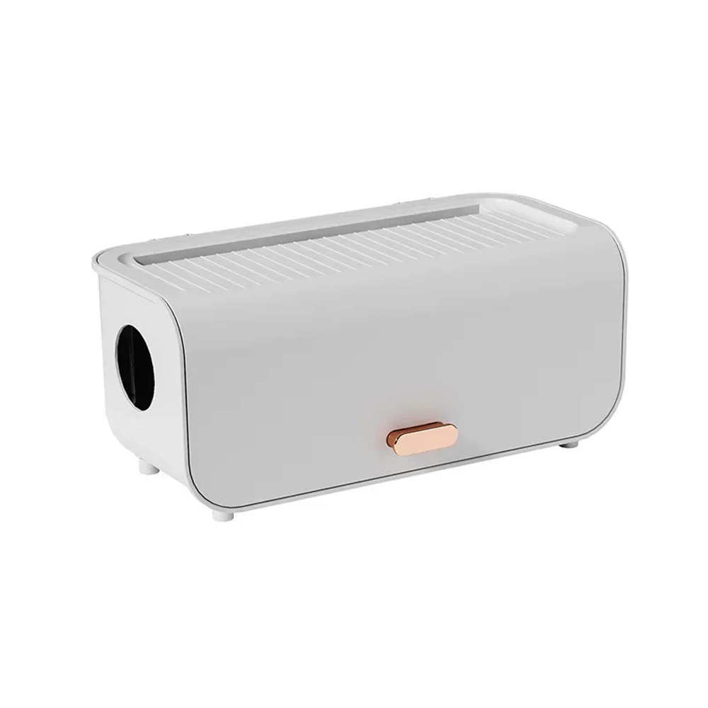 Power Cable Storage Box, Desktop Line Storage Case Organizer Box, Socket Plug Holder, Wireless Wifi Router Board Bracket