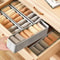 Drawer Wardrobe Storage Organizers Cabinet Drawer Clothes Storage Box T Shirts Jeans Underwear Pant 2