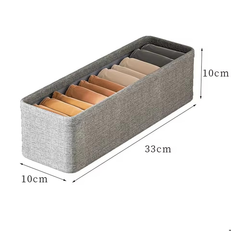 Drawer Wardrobe Storage Organizers Cabinet Drawer Clothes Storage Box T Shirts Jeans Underwear Pant 3