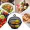 Food Cover With Mesh Lid Fly Proof Fruit Basket For Kitchen Dining Outdoor Ideal For Fruits Vegetab 3