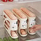 3 Tier Rolling Egg Storage Container for Refrigerator, Holds Eggs Organizer Rack, Large Capacity Kitchen Fridge Box