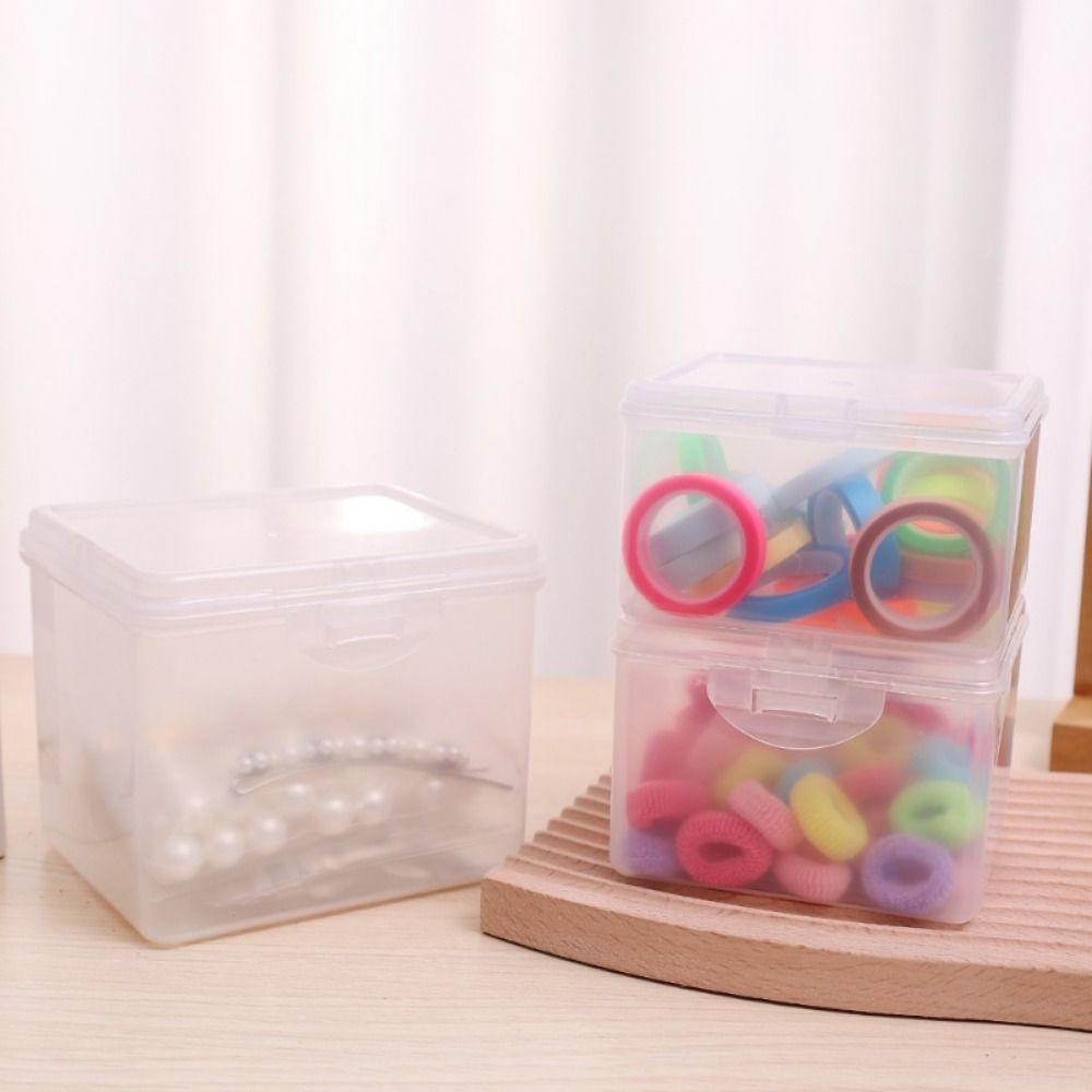 Multipurpose Clear Storage Case Rectangular Shape Box For Storing Jewelry Headband Holder Small Thi 2