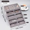 Elegant jewelry display box, 5-layer jewelry box, velvet drawer tray, transparent jewelry storage box for home decor
