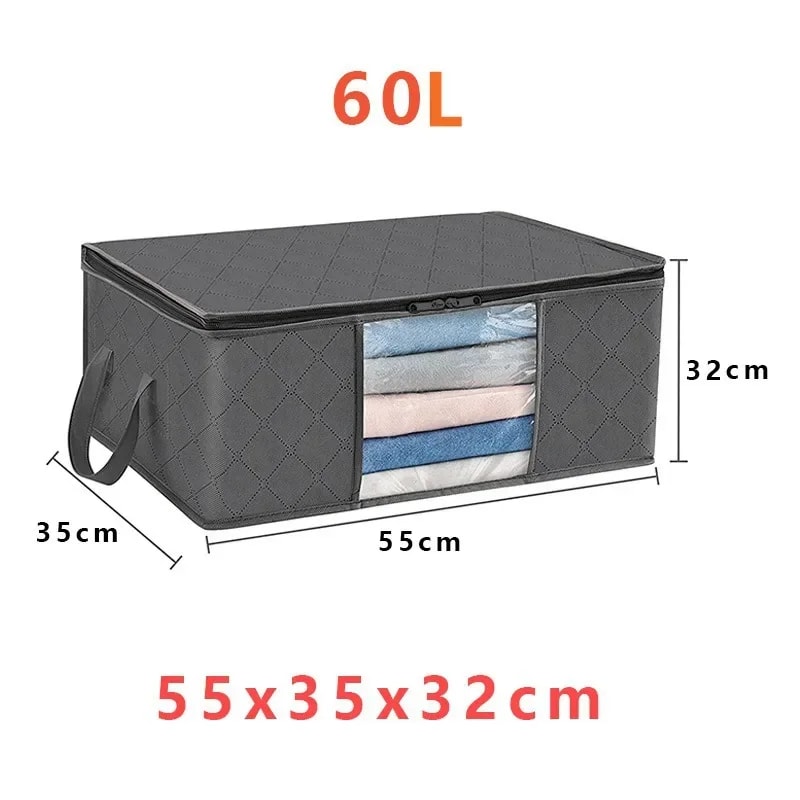 Closet Clothes Organizers Storages Foldable Wardrobe Organizer Clothes Blanket Storage Comforter Ba 7
