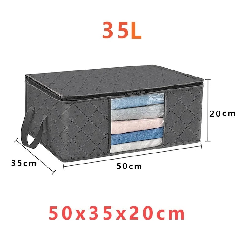 Closet Clothes Organizers Storages Foldable Wardrobe Organizer Clothes Blanket Storage Comforter Ba 6