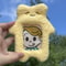 Cute Plush Photocard Case Cartoon Bag Keychain Photo Card Holder Idol Photos Protective Cover Stude 0
