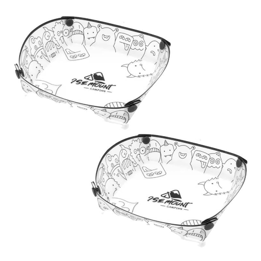 Collapsible Bowl Set Outdoor Camping, Foldable Tableware Ultralight, Portable Plastic Folding Bowl Dinner Plate Cup