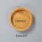 Mini Bamboo Tray Wood Saucer Flower Pot Tray Cup Pad Coaster Plate Kitchen Decorative Plate Creative Coffee Cup Mat Home Decor