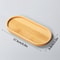 Mini Bamboo Tray Wood Saucer Flower Pot Tray Cup Pad Coaster Plate Kitchen Decorative Plate Creative Coffee Cup Mat Home Decor